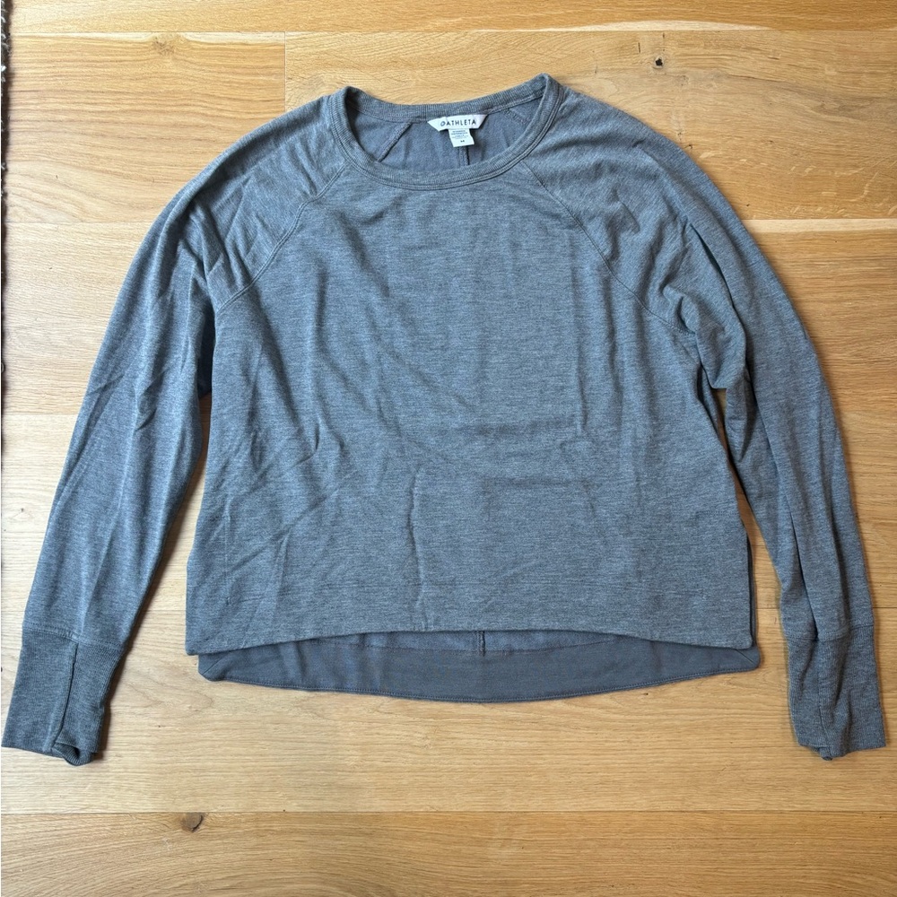 Athleta Coaster Luxe Recover High Hip Sweatshirt